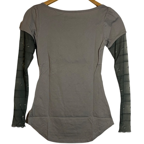 Homestuck Jade Harley Atom Puff Print Sheer Sleeves Thumbholes Small - Picture 2 of 13